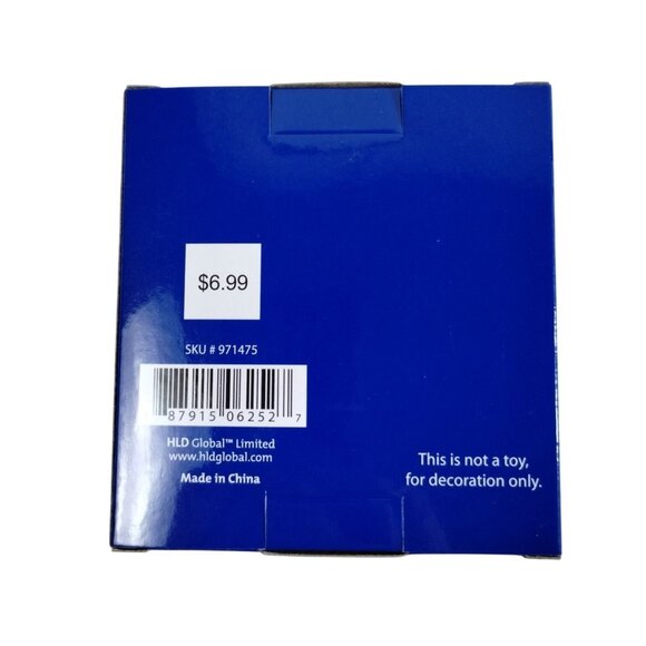 Regent Square 2023 Silver Plated Christmas Ornament with Fine European Crystals - Picture 2 of 2